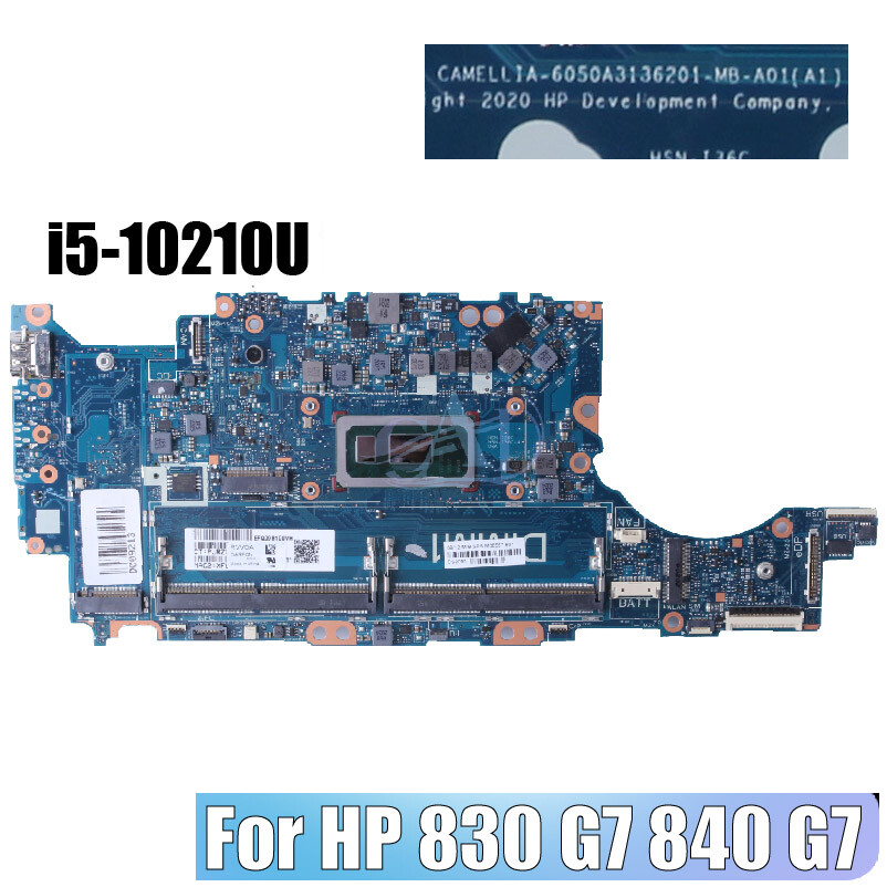Placa Base HP CAMELLIA 6050A3136201-MB-A01 i5-10th | HP EliteBook 830/840 G7