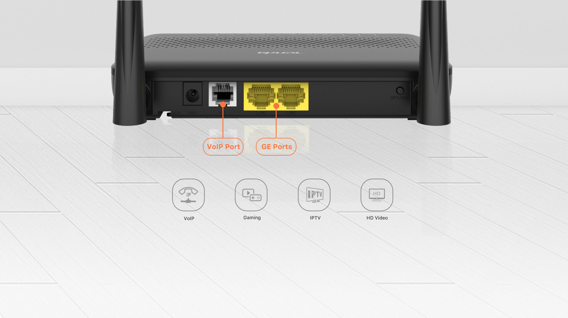 ONT Tenda HG7C (xPON) 2GE - Image 2