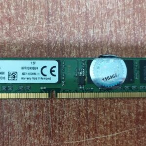 Memoria RAM Kingston KVR13N9S8/4 – 4 GB DDR3‑1333 MHz UDIMM 240p, NUEVA, compatible PCs y laptops