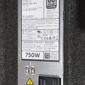 Fuente de Poder Dell D750E‑S1 750 W 80 Plus Platinum – Servidores PowerEdge
