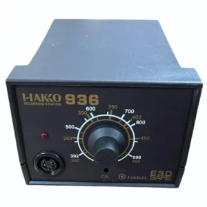 Estación de Soldadura HAKKO 936-60 ESD SAFE 24V Solo Unidad Funcional