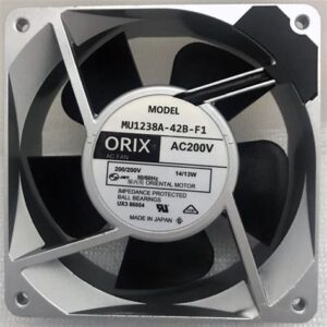 Ventilador Axial ORIX MU1238A‑42B‑F1 AC 200V 120mm (Compatible Equipos Industriales y UPS)