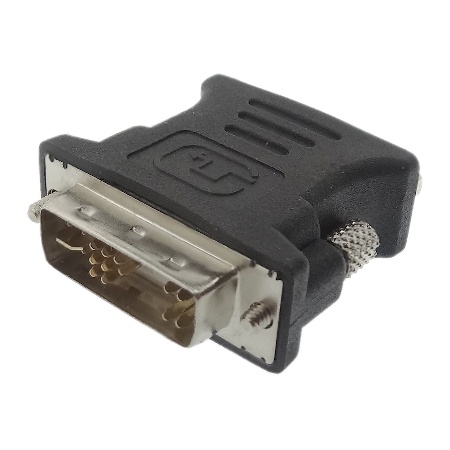 Adaptador DVI‑A Macho a VGA Hembra | Señal Analógica | Compacto | 1080p