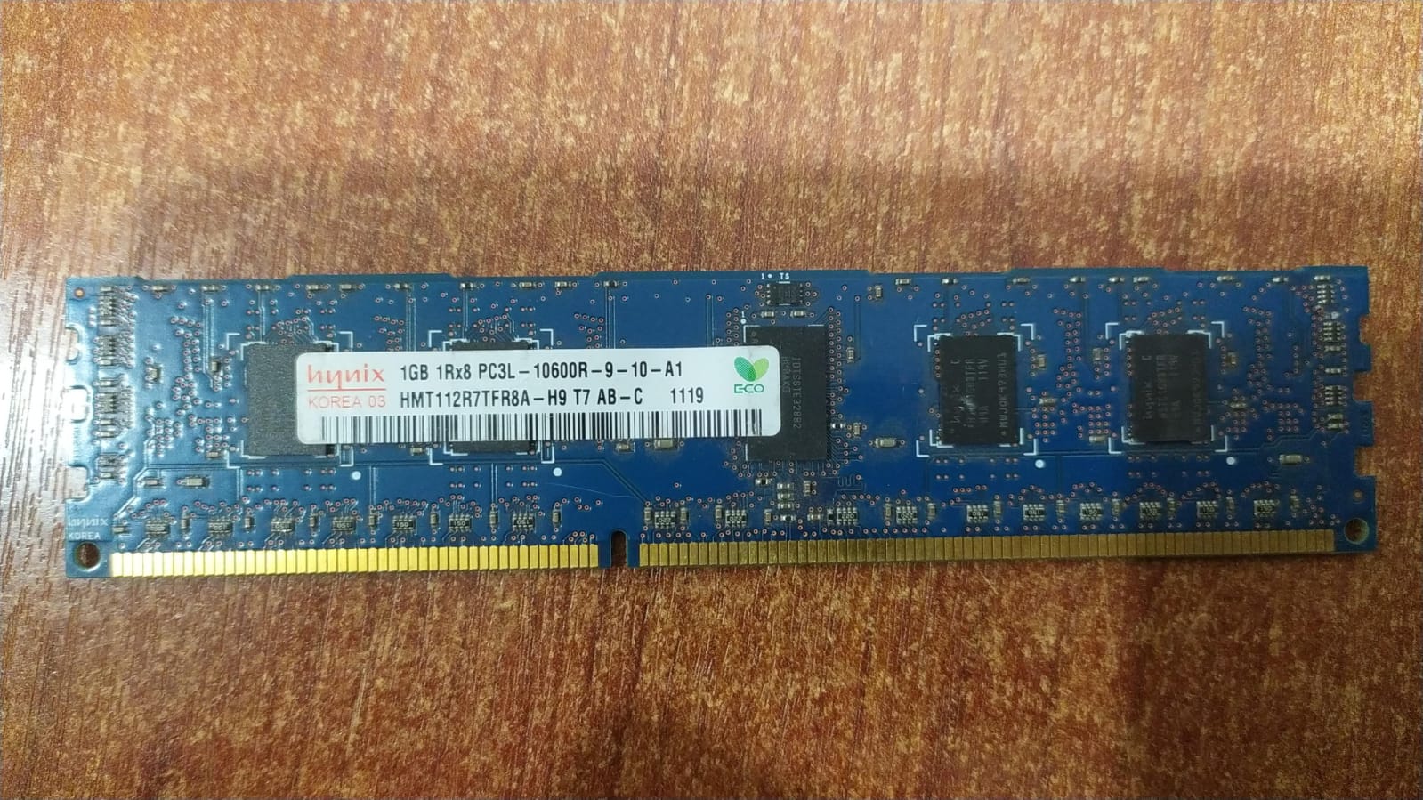 Memoria RAM Hynix HMT112R7TFR8A‑H9 1GB PC3L‑10600R (Seminueva)