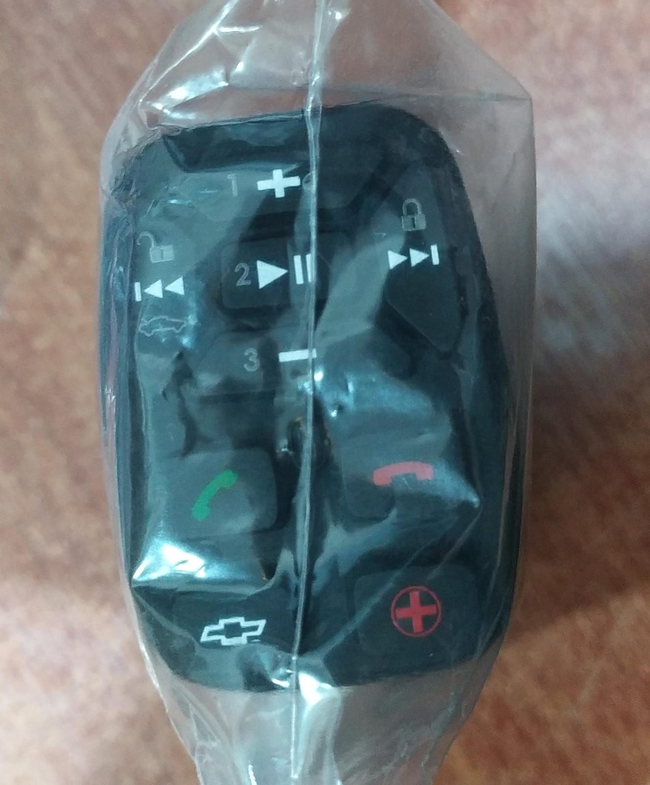 Botonera de Goma ChevyStar 9 botones – Repuesto nuevo para alarma multimedia Chevrolet