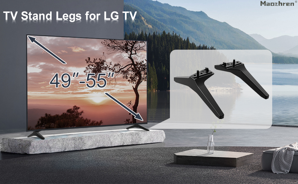 Patas de TV LG 55″ UR7800PSB – OEM nuevas selladas – Incluyen manual – LG 55UR7800PSB y similares