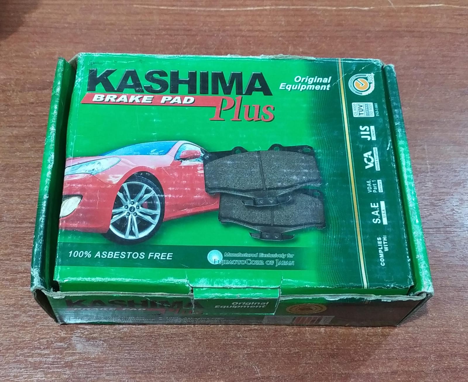 Pastillas de Freno PLUS Kashima D1060JD00A – 100% Libre de Asbesto – (Nissan Qashqai J10) - Image 4