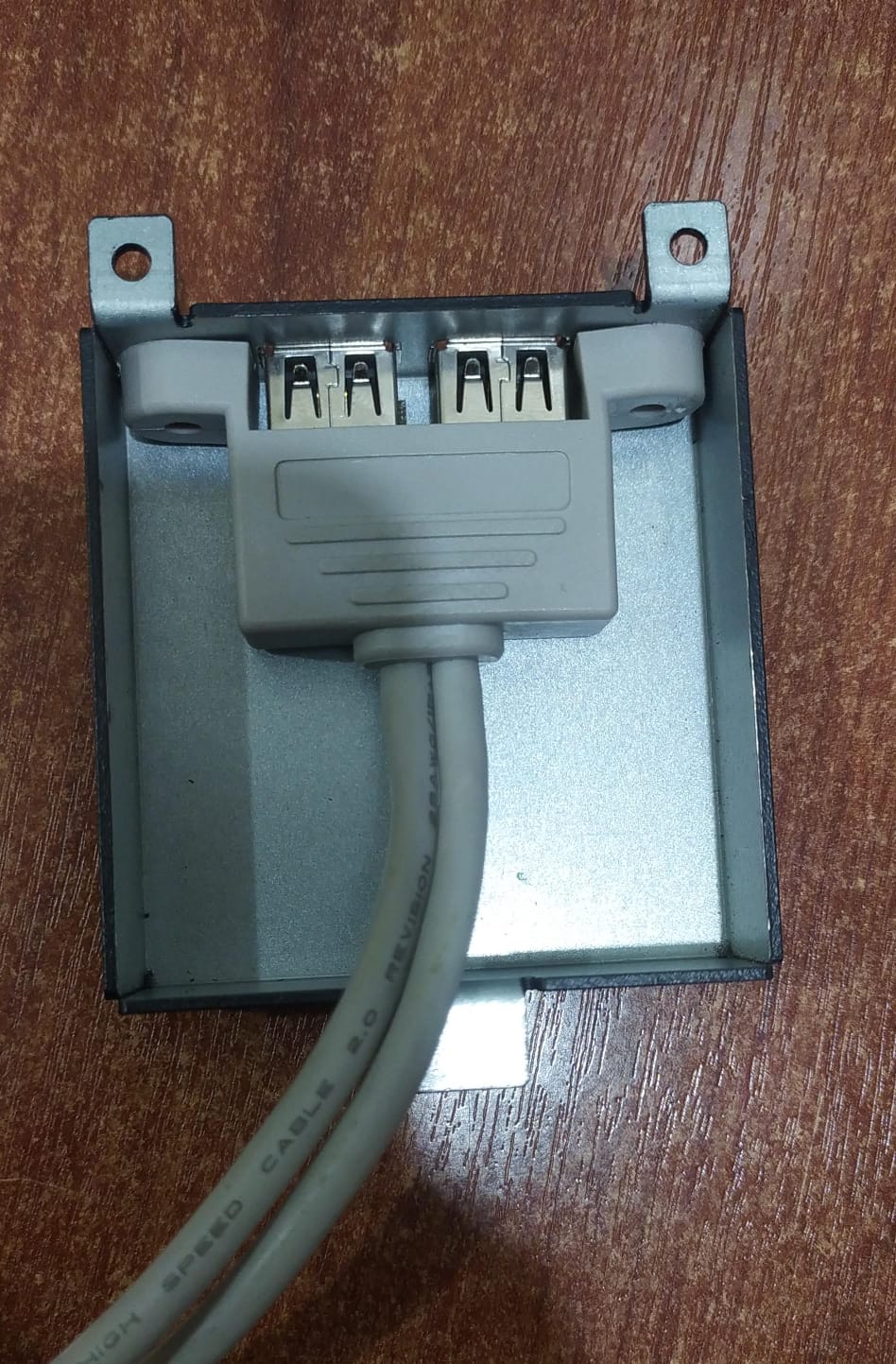 Módulo USB 2.0 Doble – Panel Frontal de Gabinete – Cable Conector Interno 9 Pines - Image 4