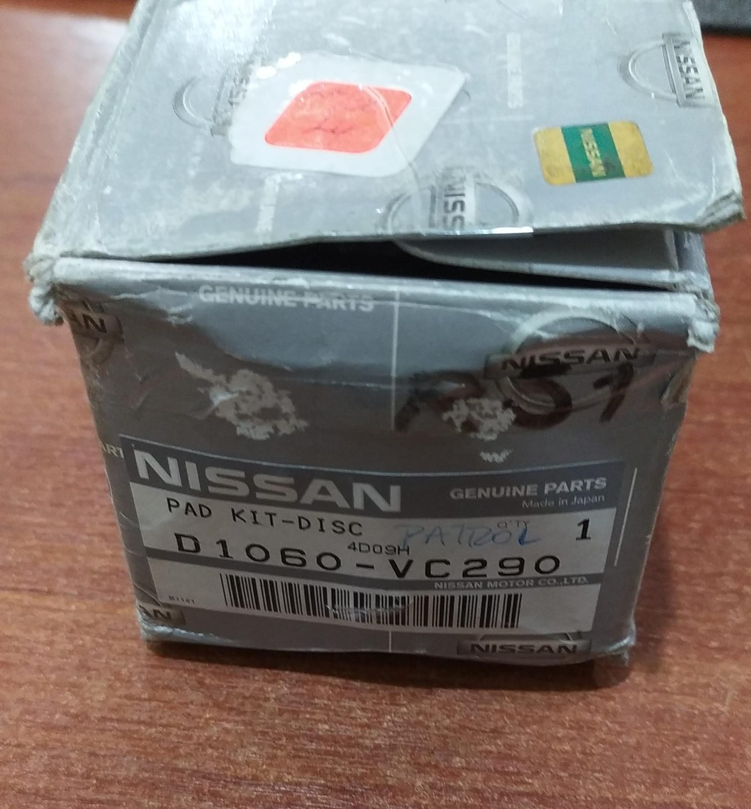 Kit de Pastillas de Freno Nissan D1060-VC290 Cerámico Delantero – para Nissan Patrol GR Y61 - Image 4