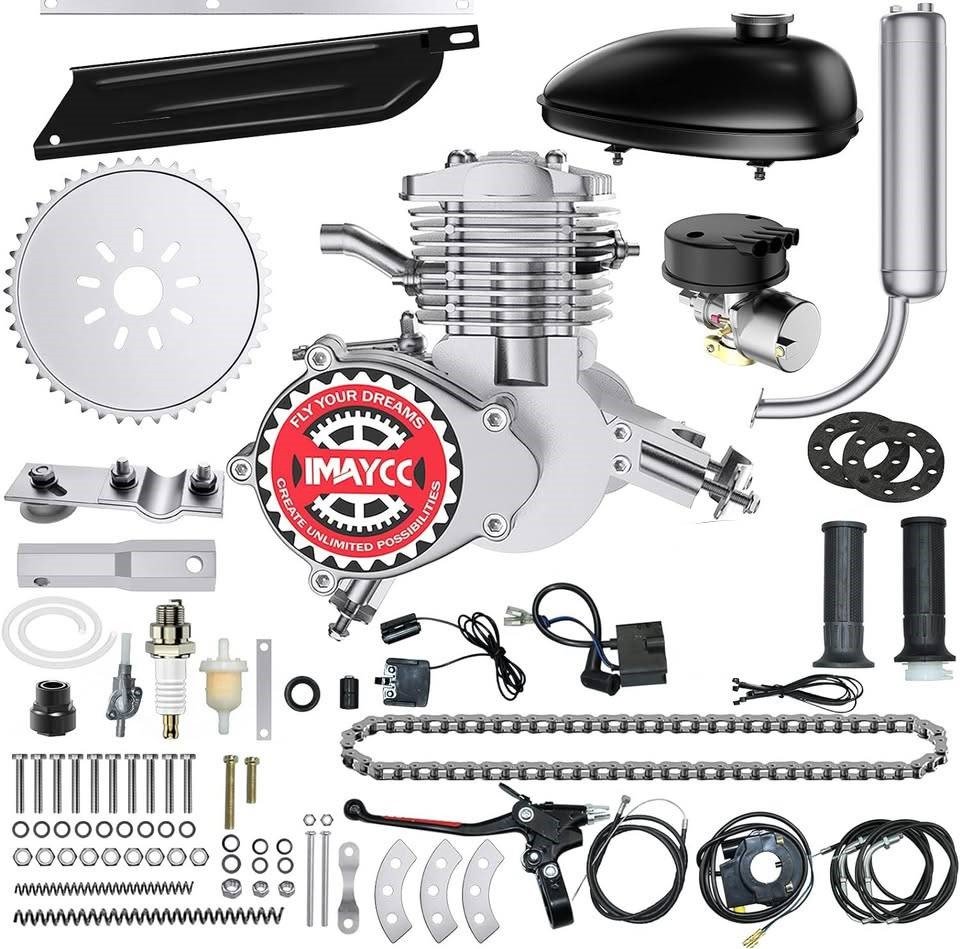 Motor de Bicimoto 80cc PLUSHTEK – Cilindro de 40mm y Alta Calidad -No incluye Bicicleta- - Image 5