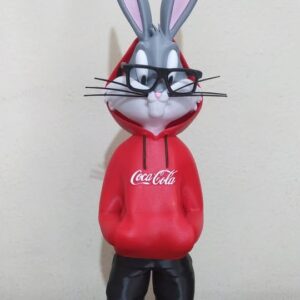 Figura de Bugs Bunny Urbano Impreso 3D (altura 35cm)
