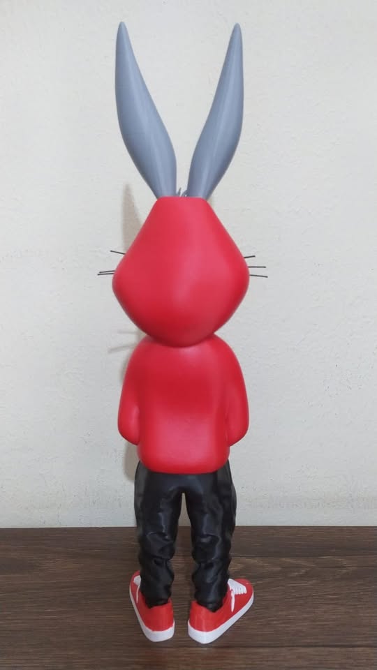 Figura de Bugs Bunny Urbano Impreso 3D (altura 35cm) - Image 2