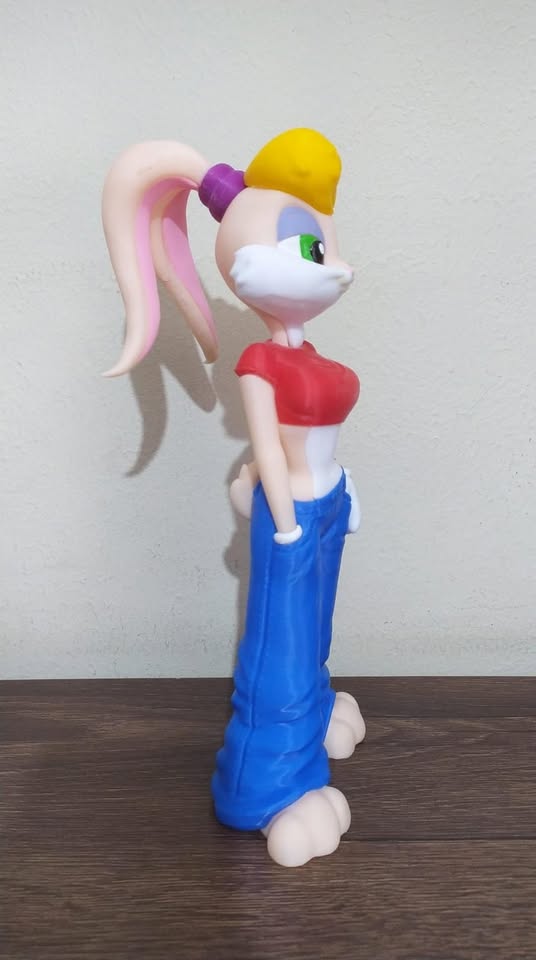 Figura de Lola Bunny Urbana Impresa 3D (altura 28cm) - Image 4
