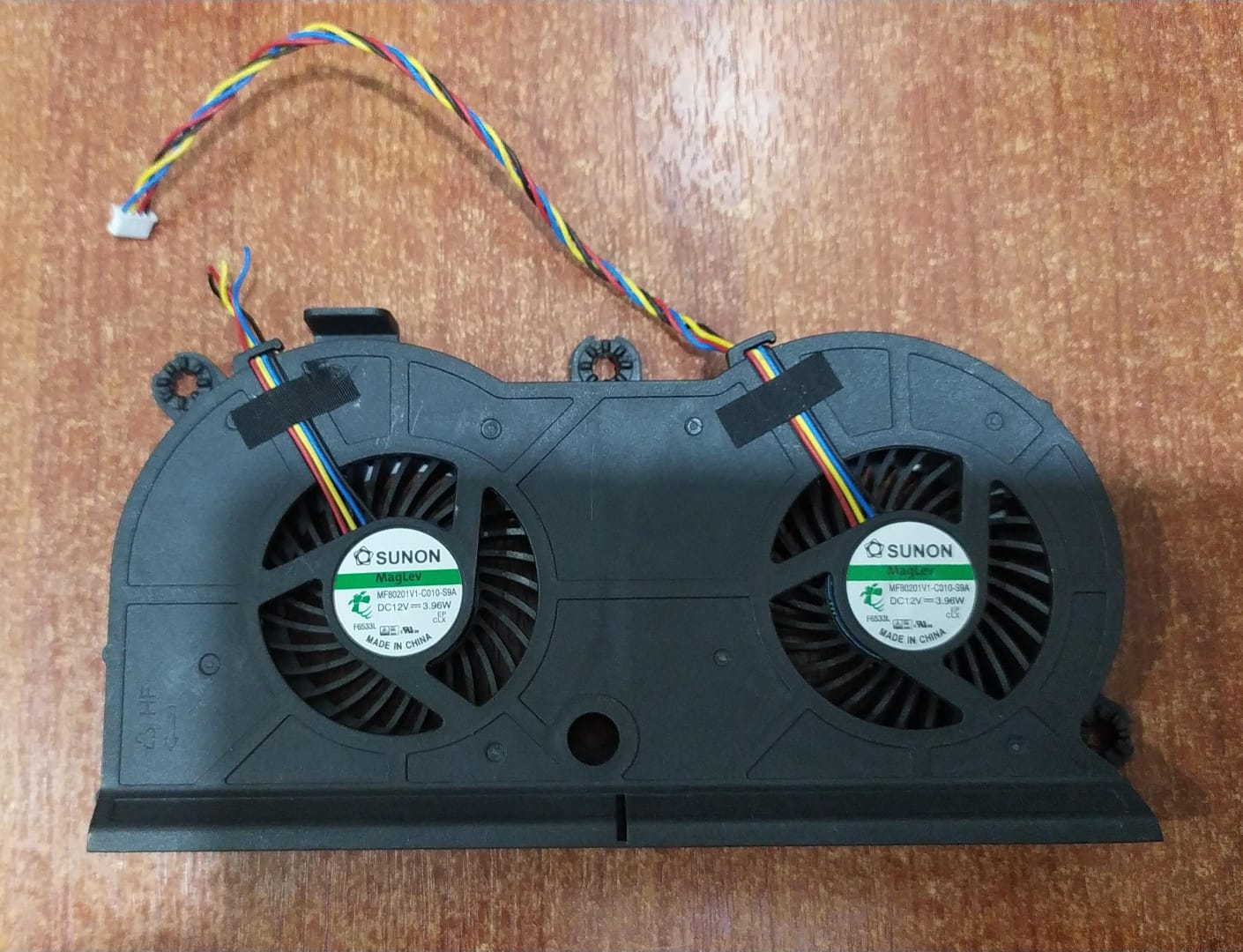 Disipador dual SUNON MF80201V1-C010-S9A 12 V 3.96 W (Solo 1 conector 4 pins) HP EliteOne 800/705 G1