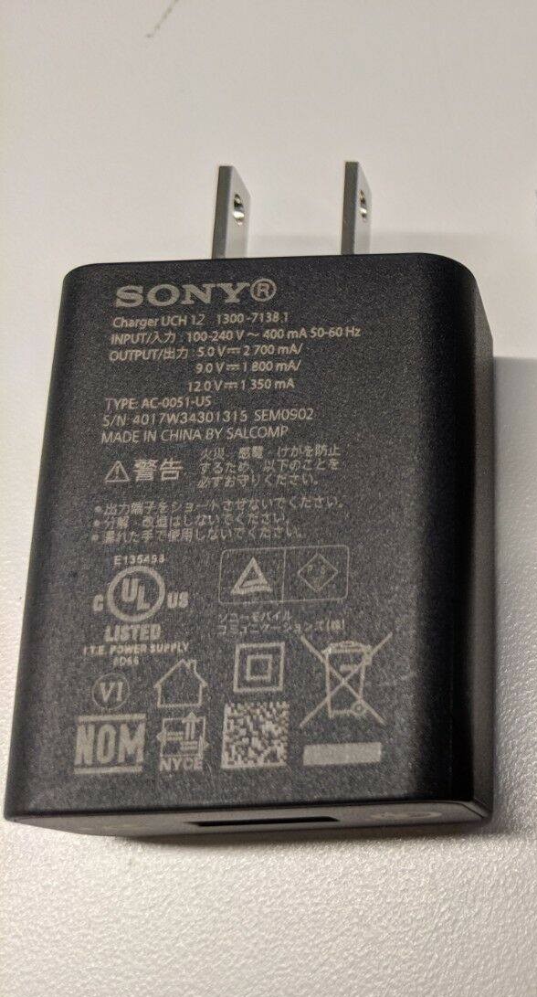 Cargador Rápido SONY AC-0051-US (UCH12) QC 3.0 Para XPERIA USB-C - Image 2