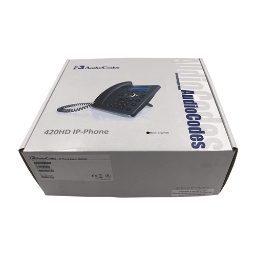 TELÉFONO IP FIJO AUDIOCODES 420HDG POE GIGABIT HD VOICE COMPATIBLE ASTERISK / 3CX / TEAMS - Image 2