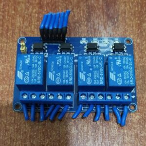 Módulo Relé 4 Canales 5 V SRD‑05VDC‑SL‑C – Optoacoplador – Compatible Arduino/Raspberry Pi