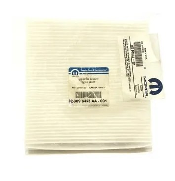 Filtro de Aire Cabina Fiat K68096453AA-001 HEPA Original (Compatible con Fiat 500 y Abarth)