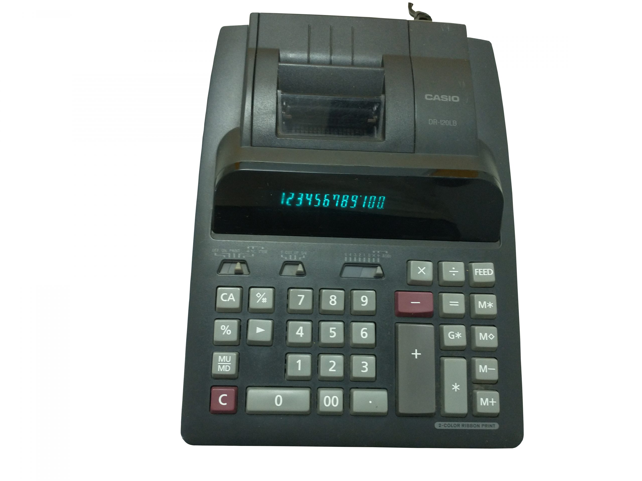 Calculadora con Impresora CASIO DR-120LB 12D 3.5 LPS (Oficina/Negocio)