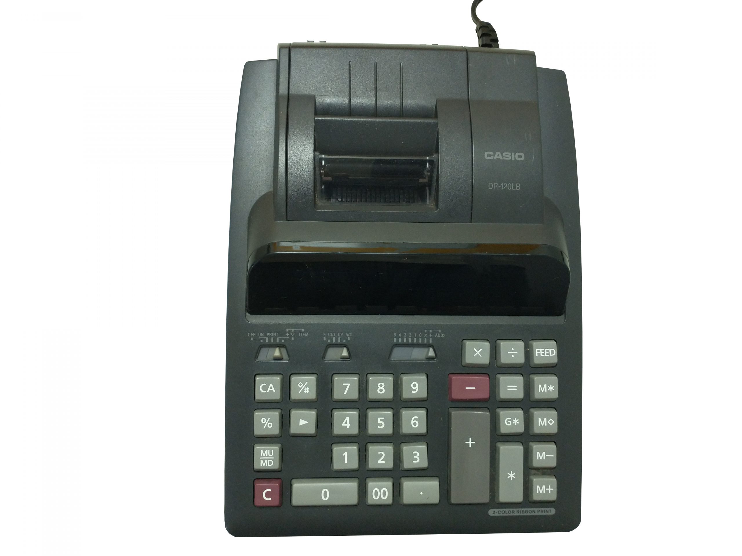 Calculadora con Impresora CASIO DR-120LB 12D 3.5 LPS (Oficina/Negocio) - Image 2