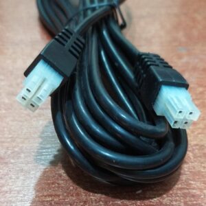 Cable de alimentación 4 pines EPS – doble conector macho – para CPU y placas madre