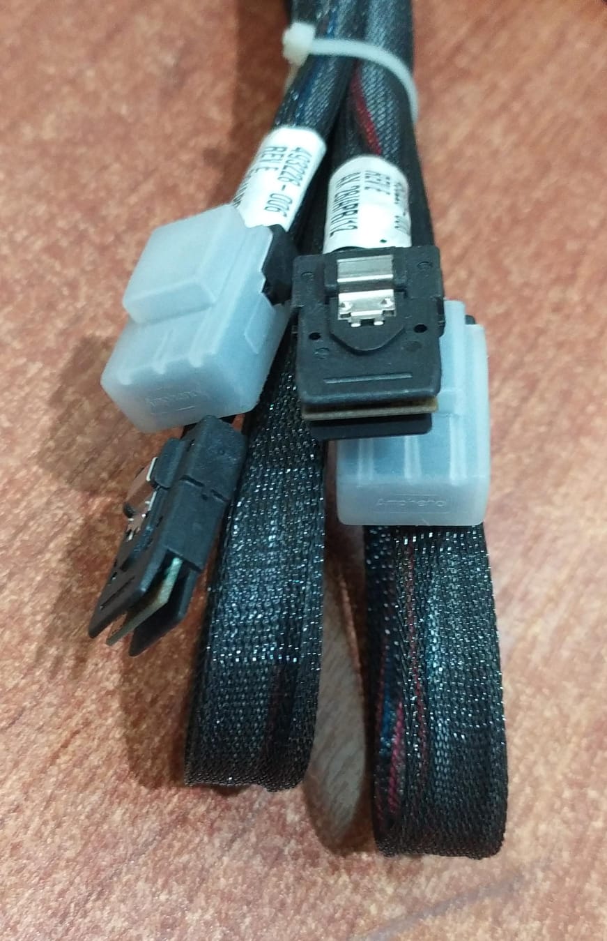 2 Cable Mini‑SAS HP 493228‑006/498426‑001 SFF‑8087 servidores ProLiant DL380 G6/G7, DL385-DL580 G7 - Image 2