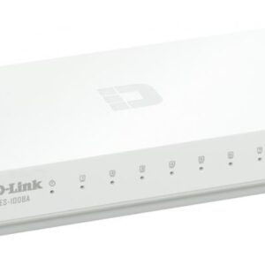 Switch de Red D-Link DES-1008A 8 Puertos 10/100 Mbps Blanco