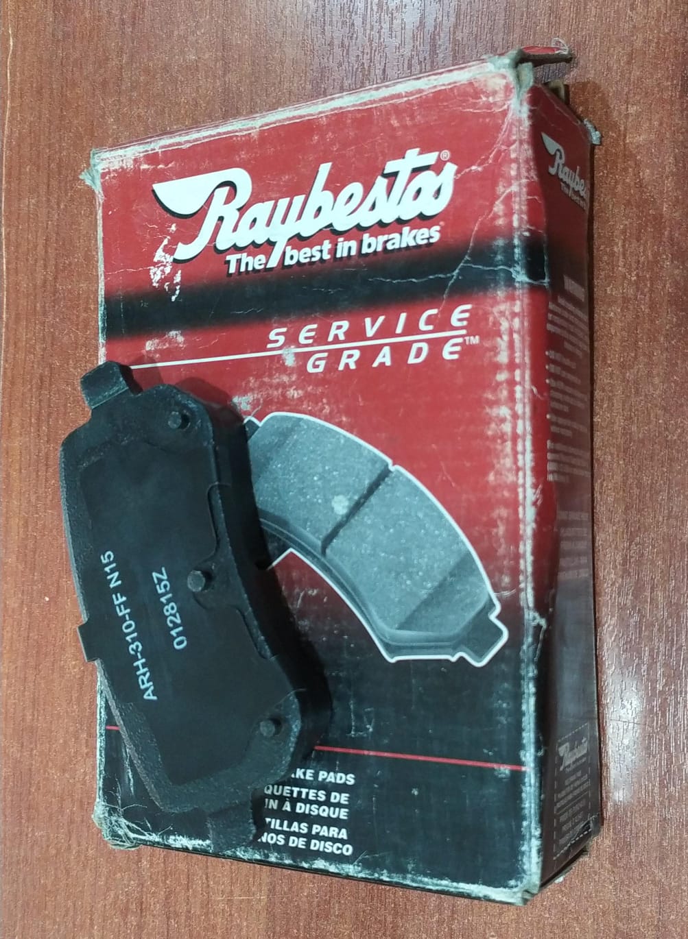 Kit de Pastillas de Freno Raybestos BPI312FF Service Grade para Renault Duster 1.6 - Image 3
