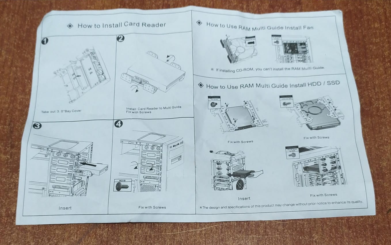 Adaptador Caddy BR Multi Guide 5.25⇄3.5⇄2.5 para gabinetes PC - Image 4