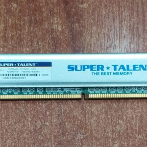 Memoria RAM 1 GB Super Talent D32PB1GJ DDR400 PC3200 CL3 Disipador – Seminueva