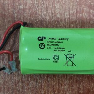 Batería GP Ni‑MH 2.4 V 600 mAh (GPRHC062M041) – Repuesto Sony SPP‑T55 / Victor TN‑CX30
