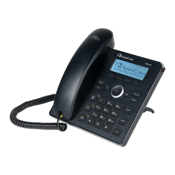 Teléfono IP Seminuevo AudioCodes 420HDG PoE Gigabit HD Voice – Compatible Asterisk / 3CX / Teams