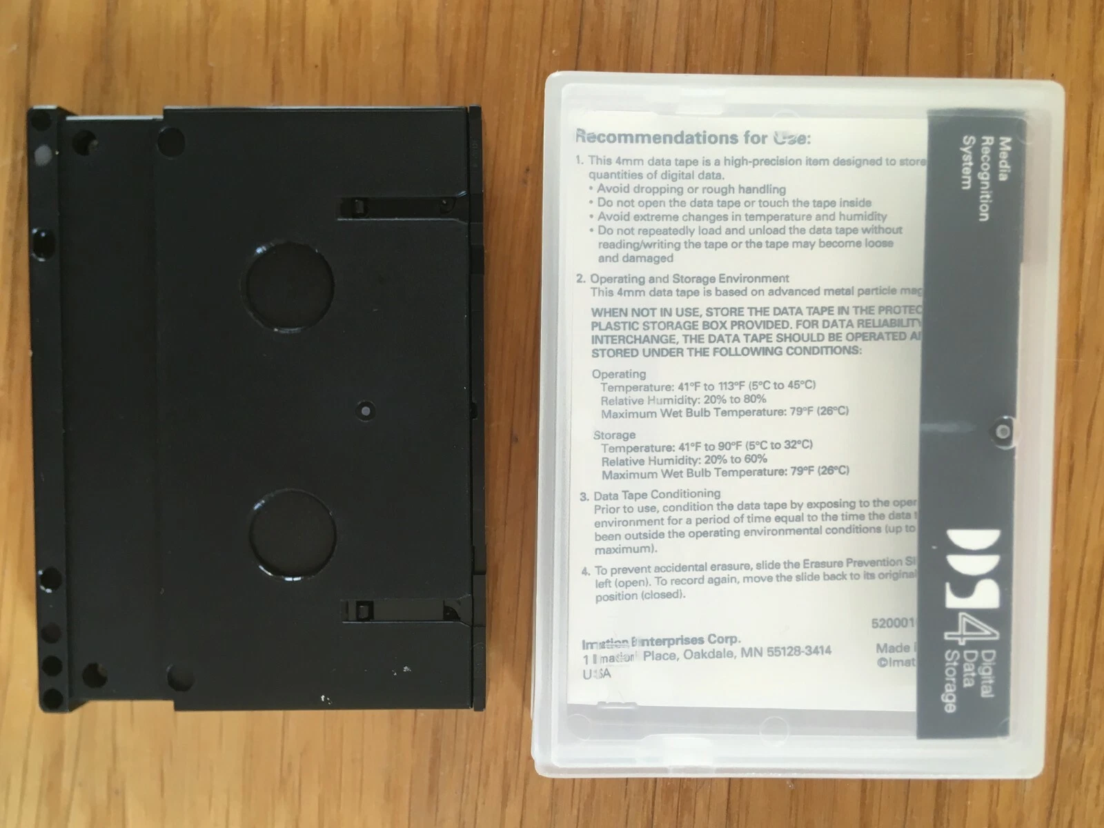 Cinta de Datos 4 mm Imation DDS-150 40 GB / 20 GB (MRS) | Compatible DDS-4 / DAT72 - Image 4