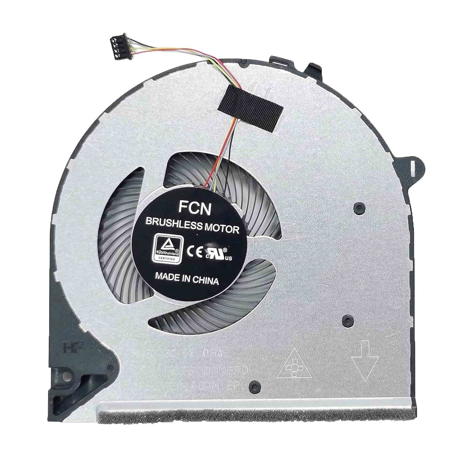 Ventilador CPU HP (DC28000N6F0 | DFS5K12114464N | L52034‑001) – Compatible HP 15‑DU/15‑DW/15s‑DU