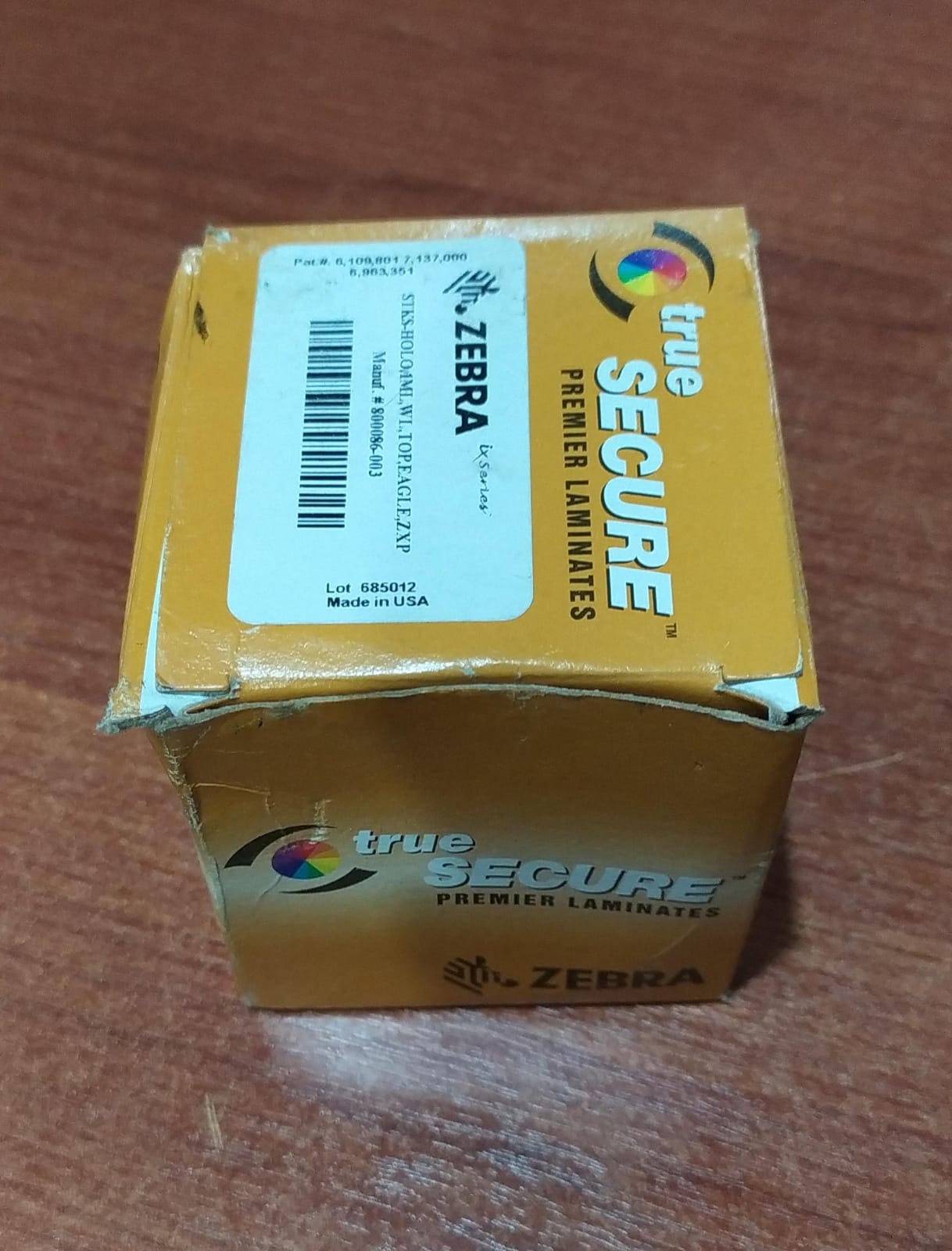 Lámina Zebra True Secure 1 mil Holográfica “Eagle” para ZXP Series 7 (Top – 750 impresiones) - Image 5