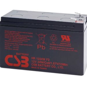 Energía Segura con la Batería CSB 12V 9Ah HR1234WF2 para Sistemas UPS
