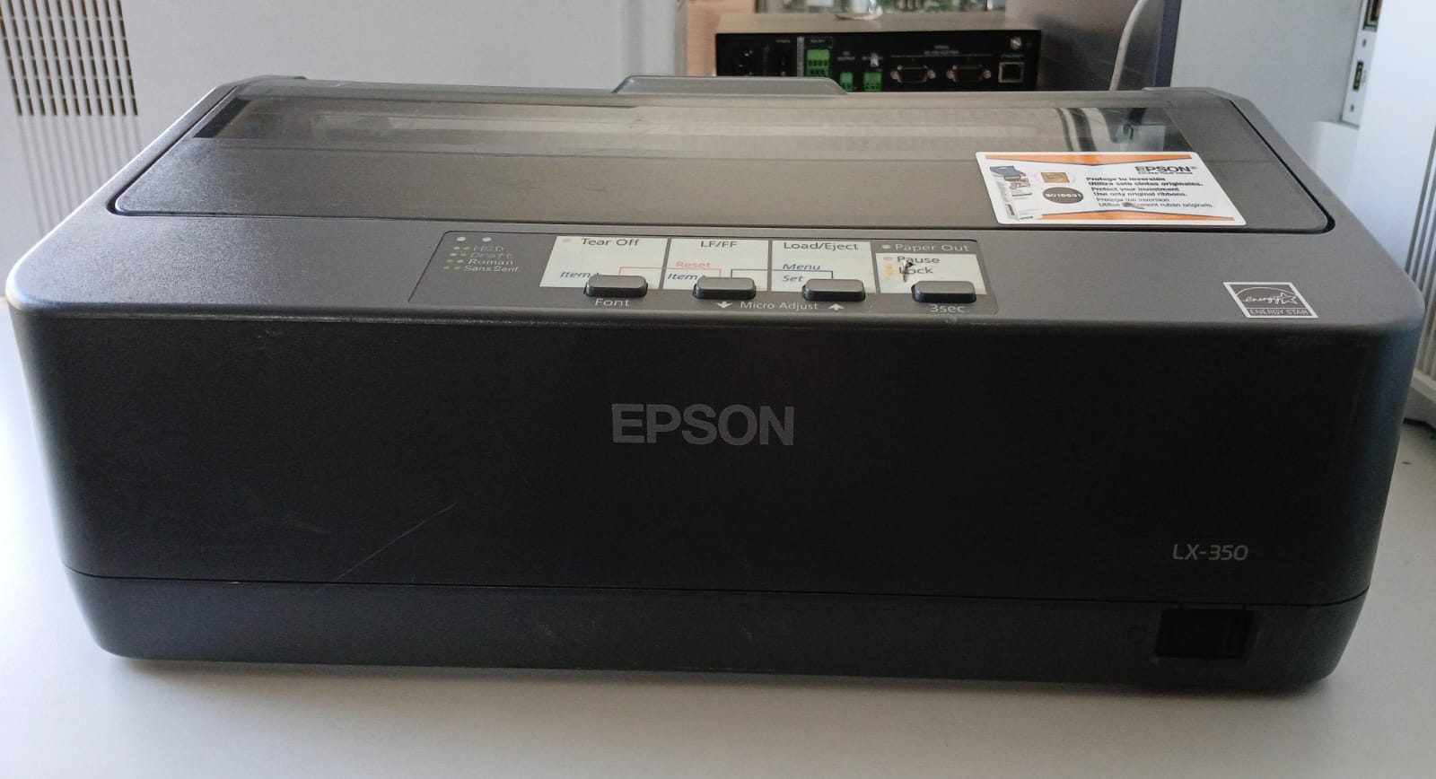 IMPRESORA EPSON LX‑350 (MATRICIAL 9 PINES) SEMINUEVA IDEAL PARA FORMAS CONTINUAS