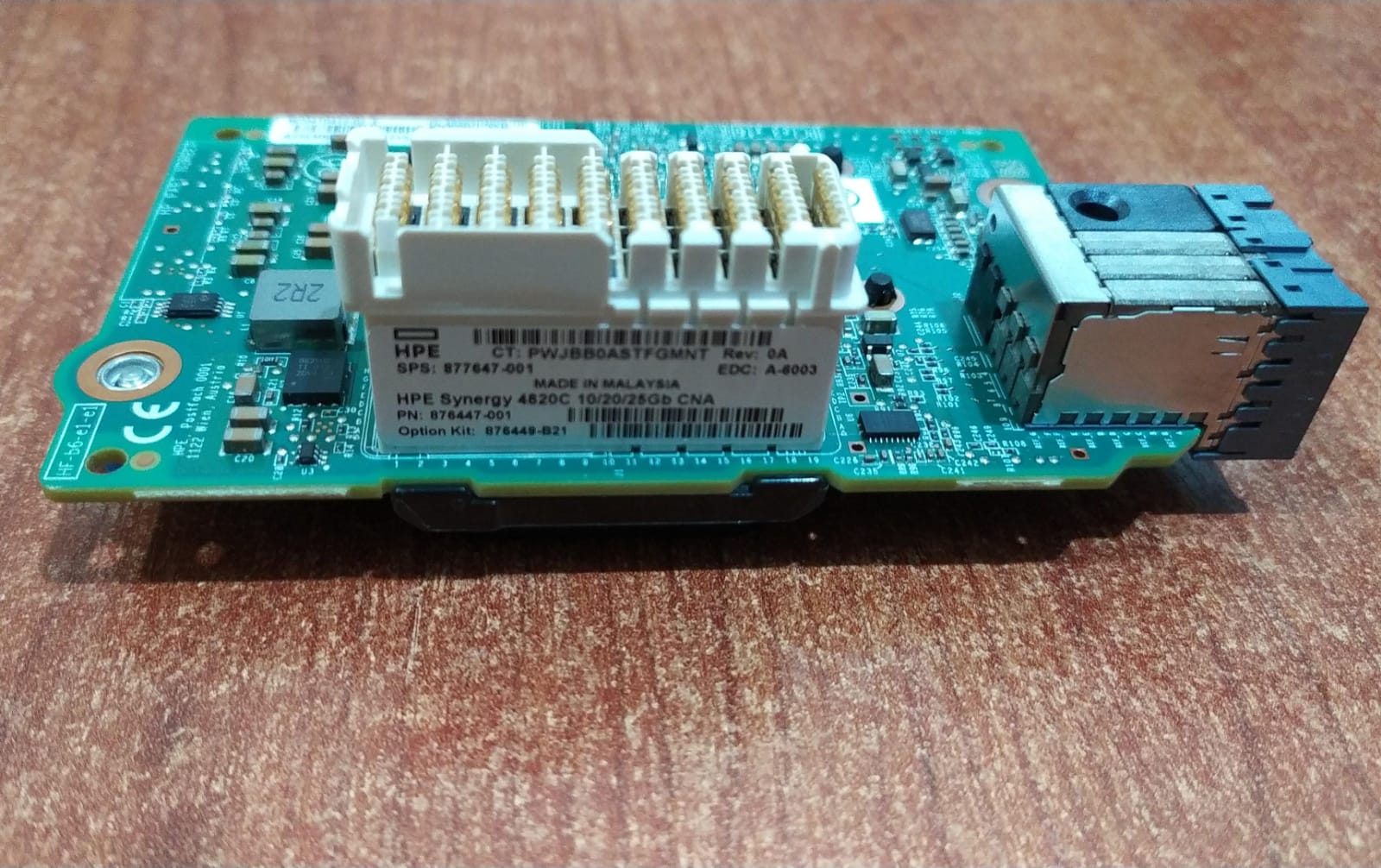 CNA HPE Synergy 4820C 10/20/25Gb Tarjeta Red Mezzanine P/N 876447-001 SPS 877647-001 - Image 3