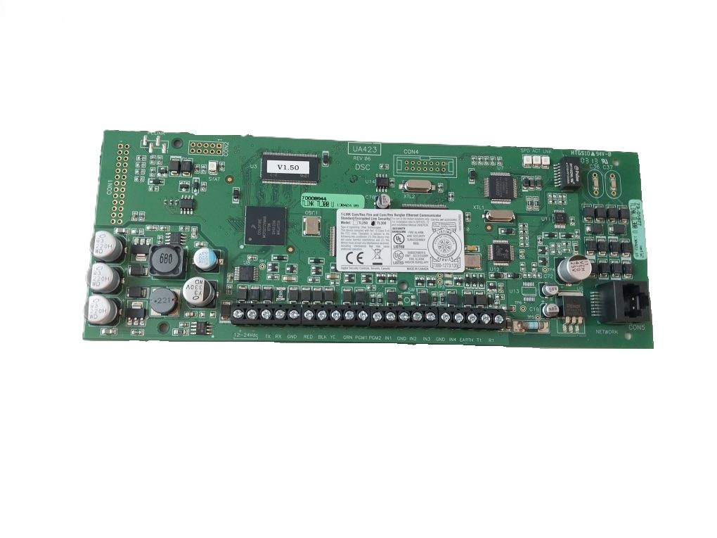 Módulo Comunicador IP Universal DSC TL300 UA423 (Rev06 V1.50) – Comunicación IP Dual‑Path