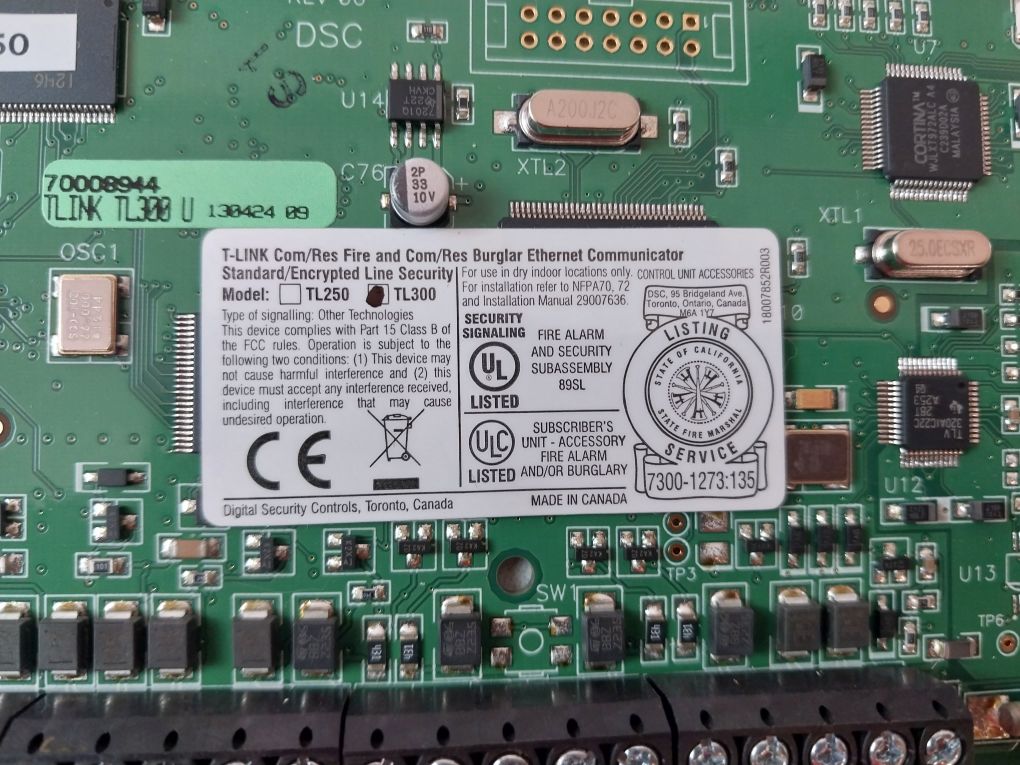 Módulo Comunicador IP Universal DSC TL300 UA423 (Rev06 V1.50) – Comunicación IP Dual‑Path - Image 2