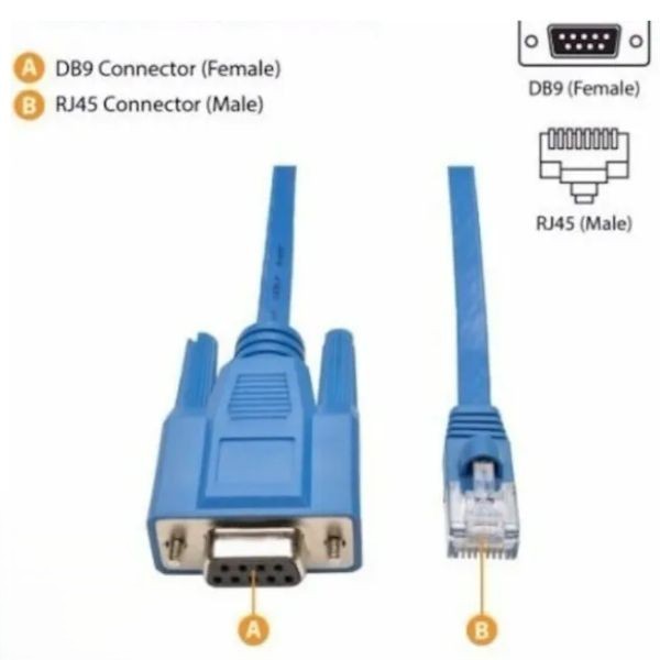 Cable consola HP 5184-6719 (DB-9 hembra – RJ-45, 1.8 m) - Image 3