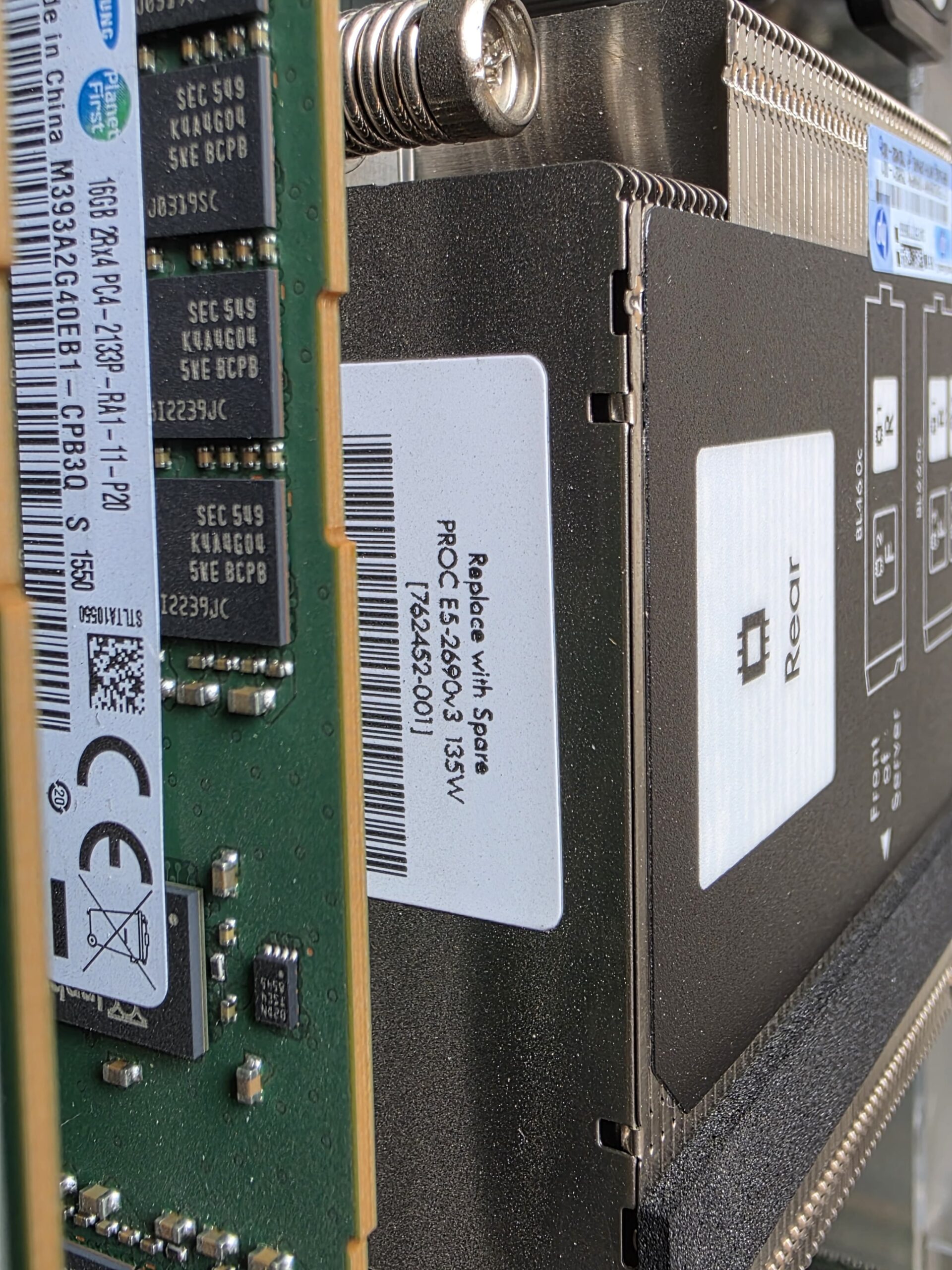 Chasis blade HP BladeSystem C7000 con 4 nodos BL460c Gen9 2×E5-2660 v3 10C 128 GB RAM - Image 4