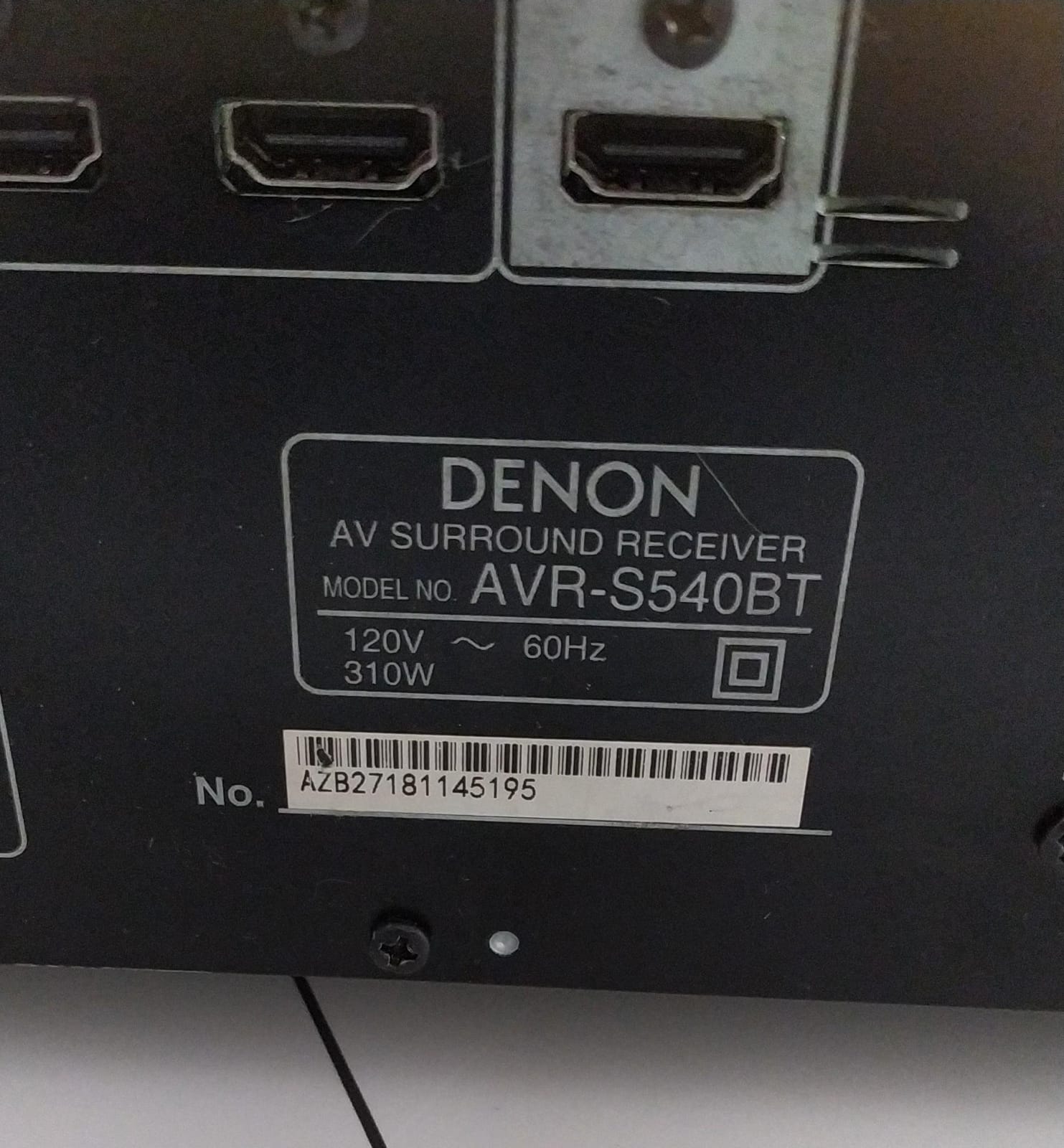 (AMPLIFICADOR AV) Denon AVR-S540BT (5.2 canales, Bluetooth, 4K Pass-Through) Ideal cine en casa - Image 4