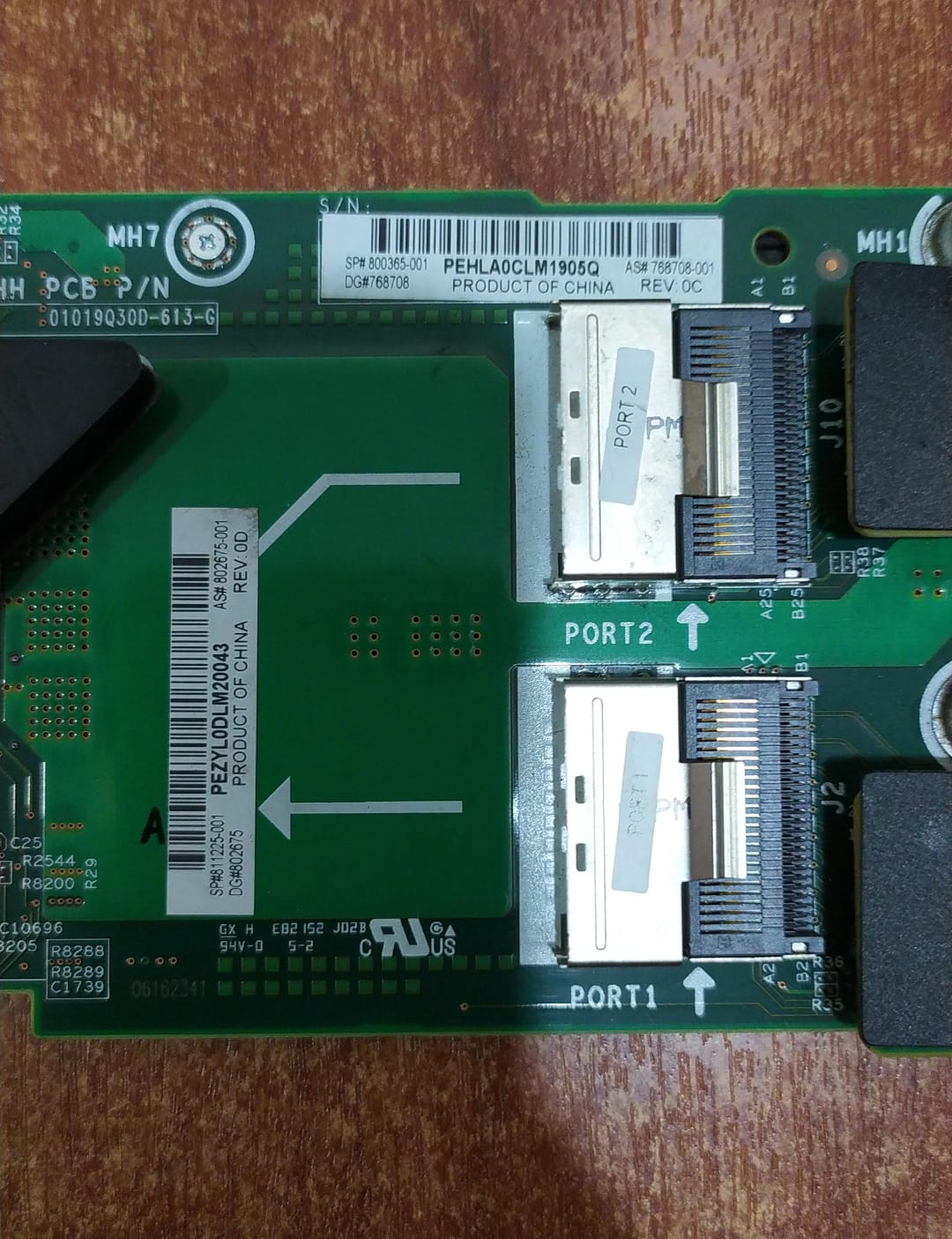 Placa Bayonet HP/HPE XL190r Gen9 – SP# 811225‑001 – Seminueva - Image 3