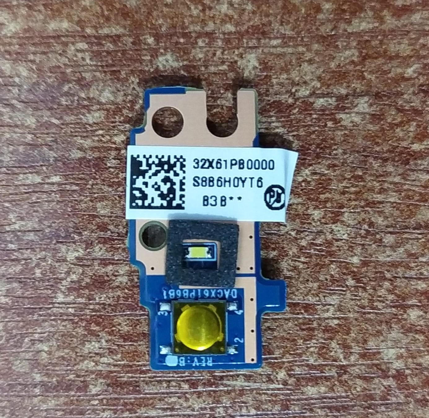 Power Button Board HP ProBook 430 G3 / 440 G3 – Nuevo – DA0X61PB6B0 (826387‑001)