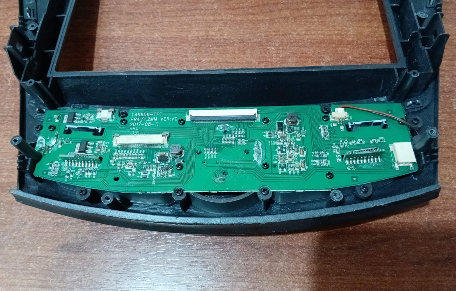 Carcasa Radio TA-9659 Chevrolet Sail 2015–2018 (FR4 1.2mm v0) Sin Pantalla - Image 3