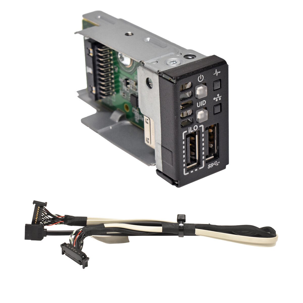 Kit Seminuevo HPE DL360 Gen10 – Módulo USB/UID + Cable de Panel Control