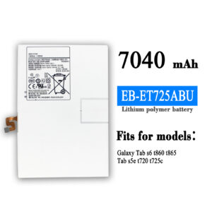 Batería Samsung EB‑BT725ABU (7040 mAh) seminueva sin flex — para Galaxy Tab S5e / S6 / S6 Lite