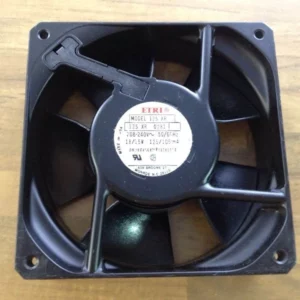Ventilador axial ETRI 125 XR, 120×120×38 mm para sistemas de refrigeración industrial o de servidor