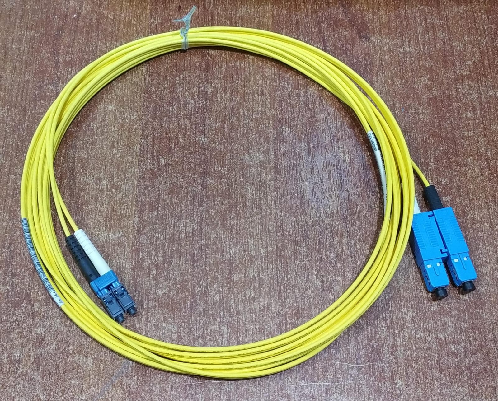 Cable de Fibra Óptica HPE 542108-001 LC a SC 5m Monomodo 9/125µm (Compatible con Fibre Channel)